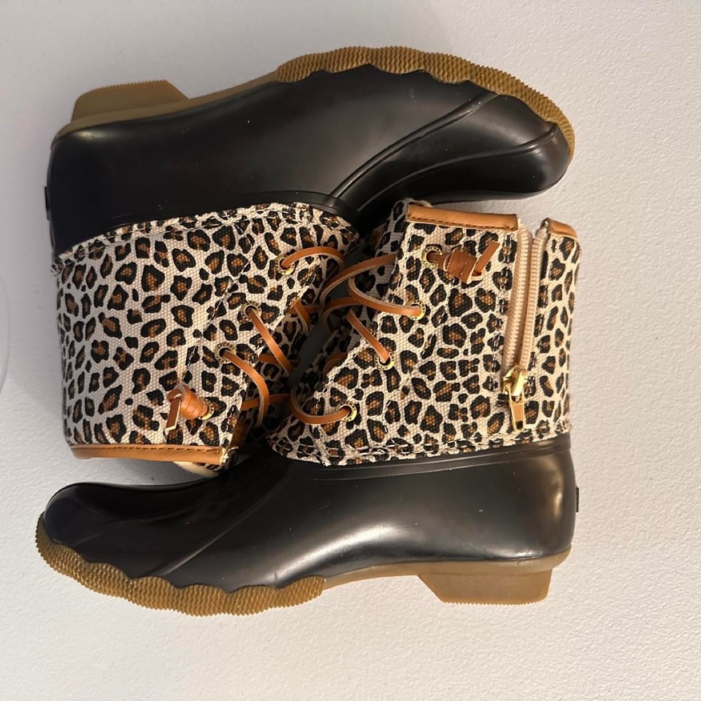 Sherry's leopard print boots US womans 4M